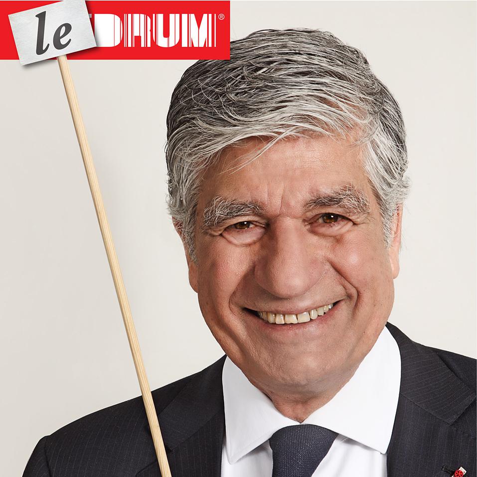 Portrait of Maurice Levy, CEO of Publicis Group for The Drum by Julian Hanford