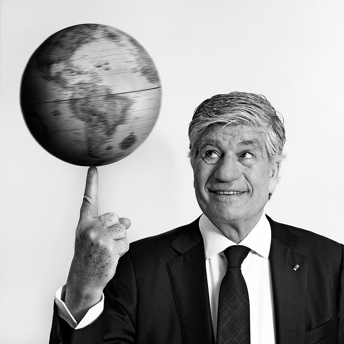 Photograph of Maurice Levy, CEO of Publicis Group for The Drum by Julian Hanford